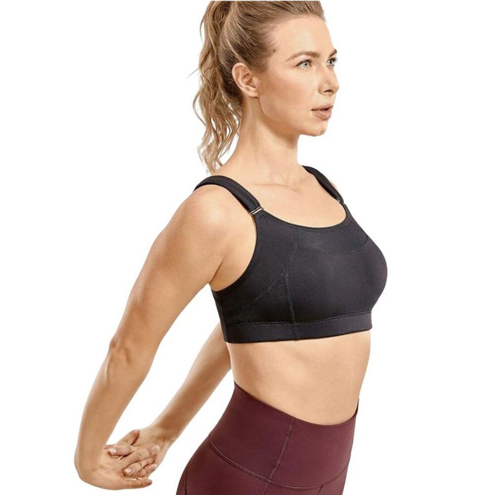Syrokan High Impact Sports Bra WireFree Black 34DD